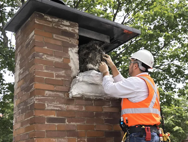 Humane removal of debris and animals by Warren Chimney Sweep in Warren, RI