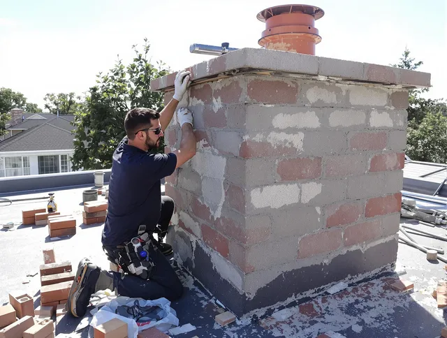 Advanced chimney repair process by Warren Chimney Sweep in Warren, RI