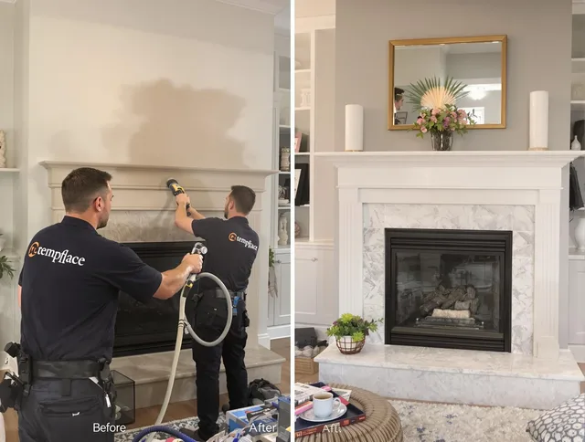 Professional soot removal by Warren Chimney Sweep team in Warren, RI